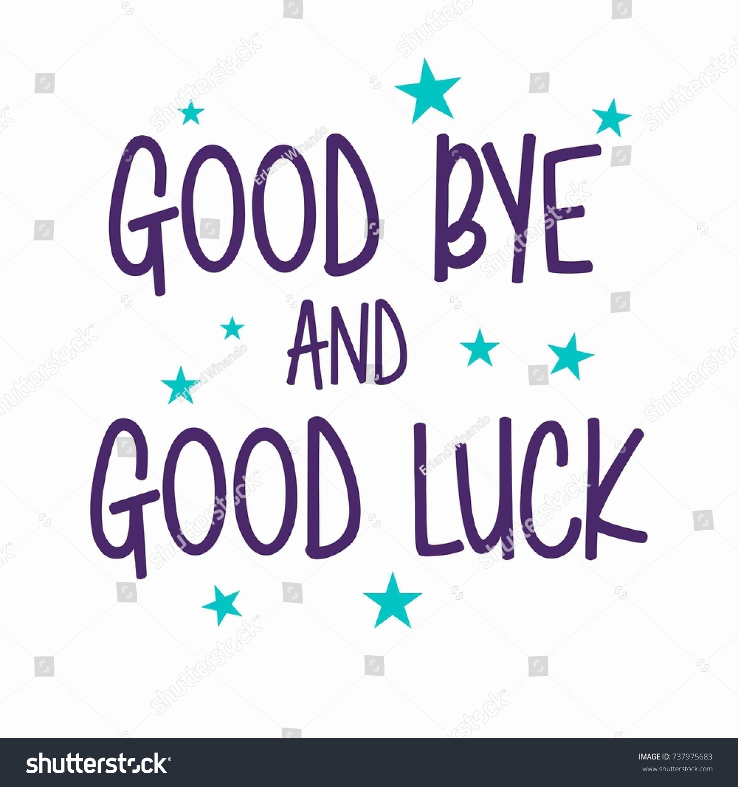 farewell card all best template stock vector royalty free