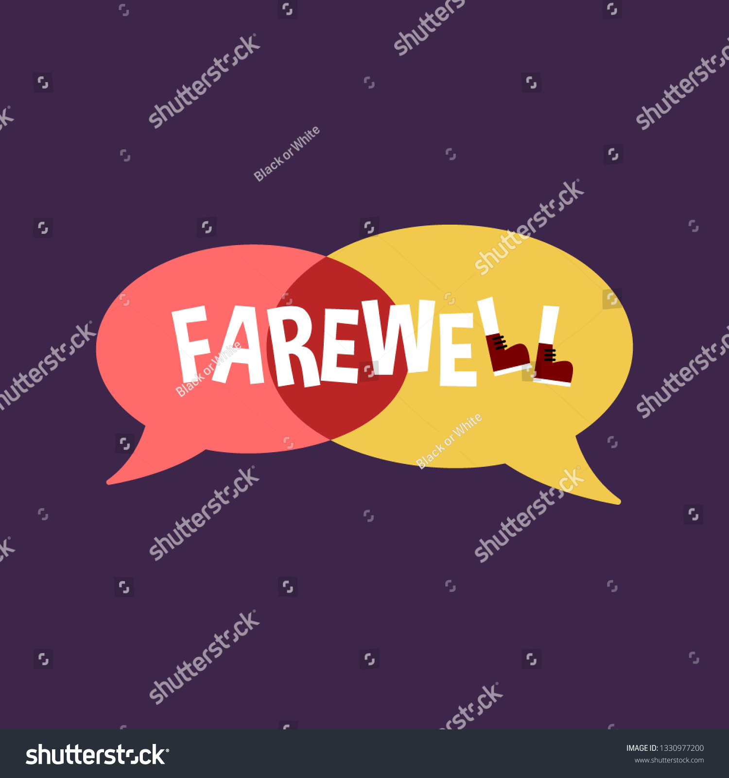 Farewell Party Illustration Background Poster Card Vector De Stock Libre De Regalías 1330977200 6328