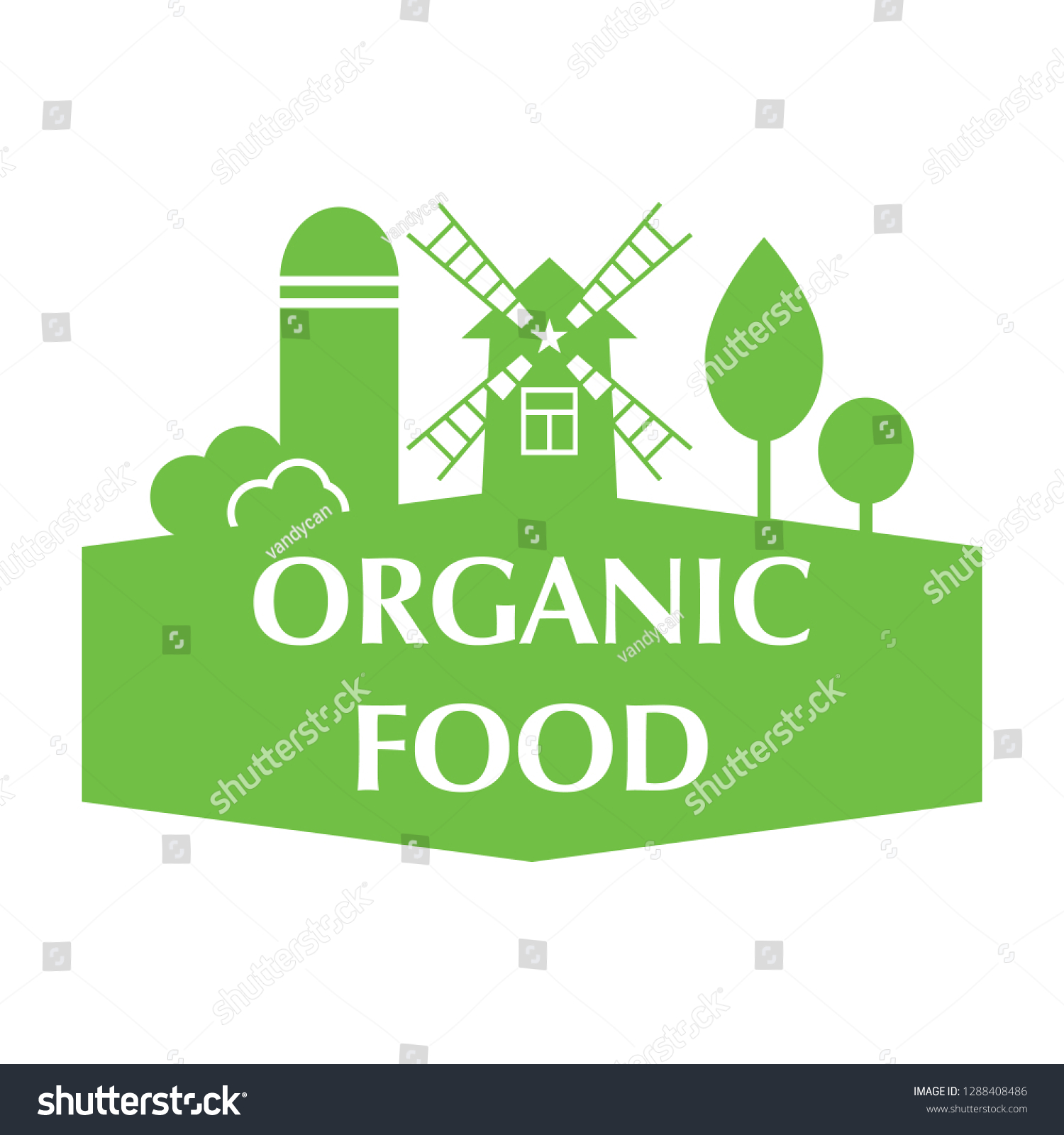 Farm House Concept Logo Template Farm Stock Vector Royalty Free 1288408486