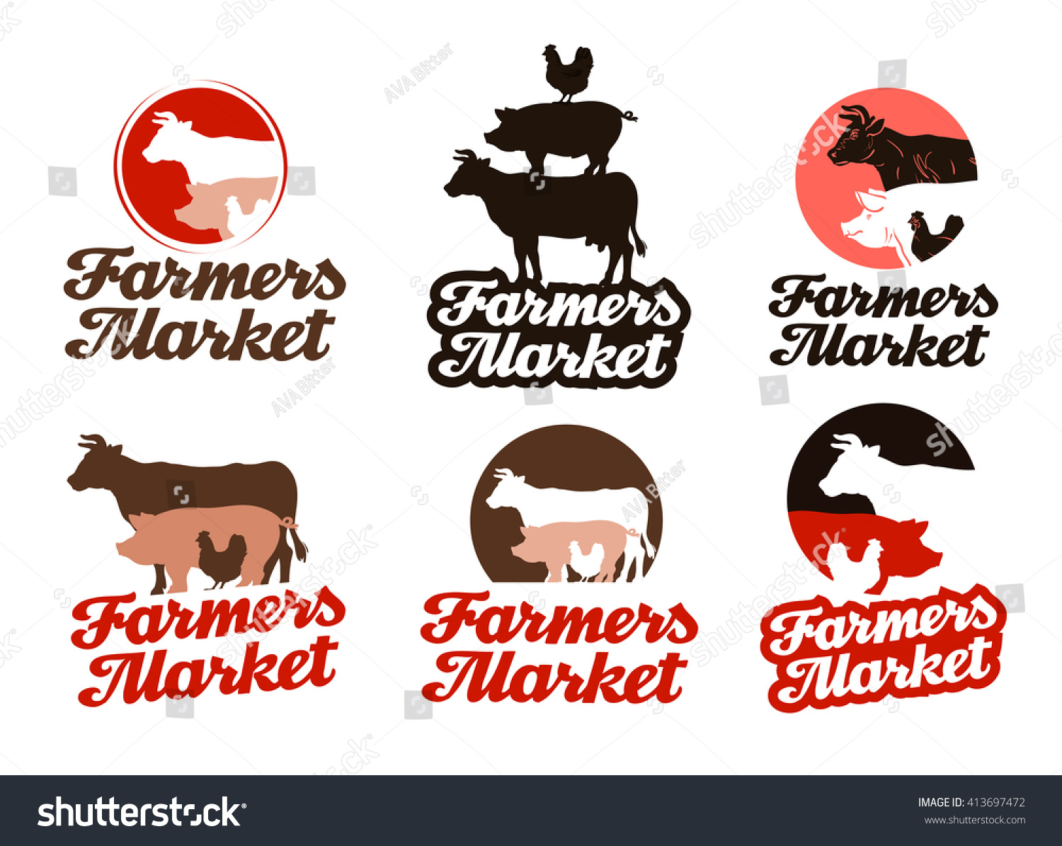 Farm Vector Logo Livestock Farming Animal Stock Vector Royalty Free farm-vector-logo-livestock-farming-animal-stock-vector-royalty-free