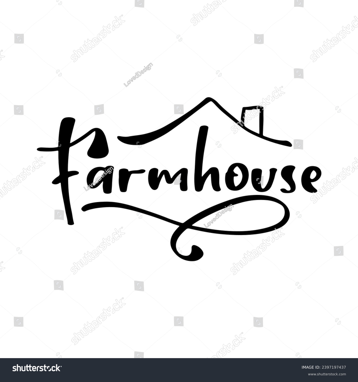 SVG of Farmhouse Lettering Quotes and Phrases For Printable Posters, Cards, Tote Bags Or T-Shirt Design. Funny Farm Quotes And Saying svg