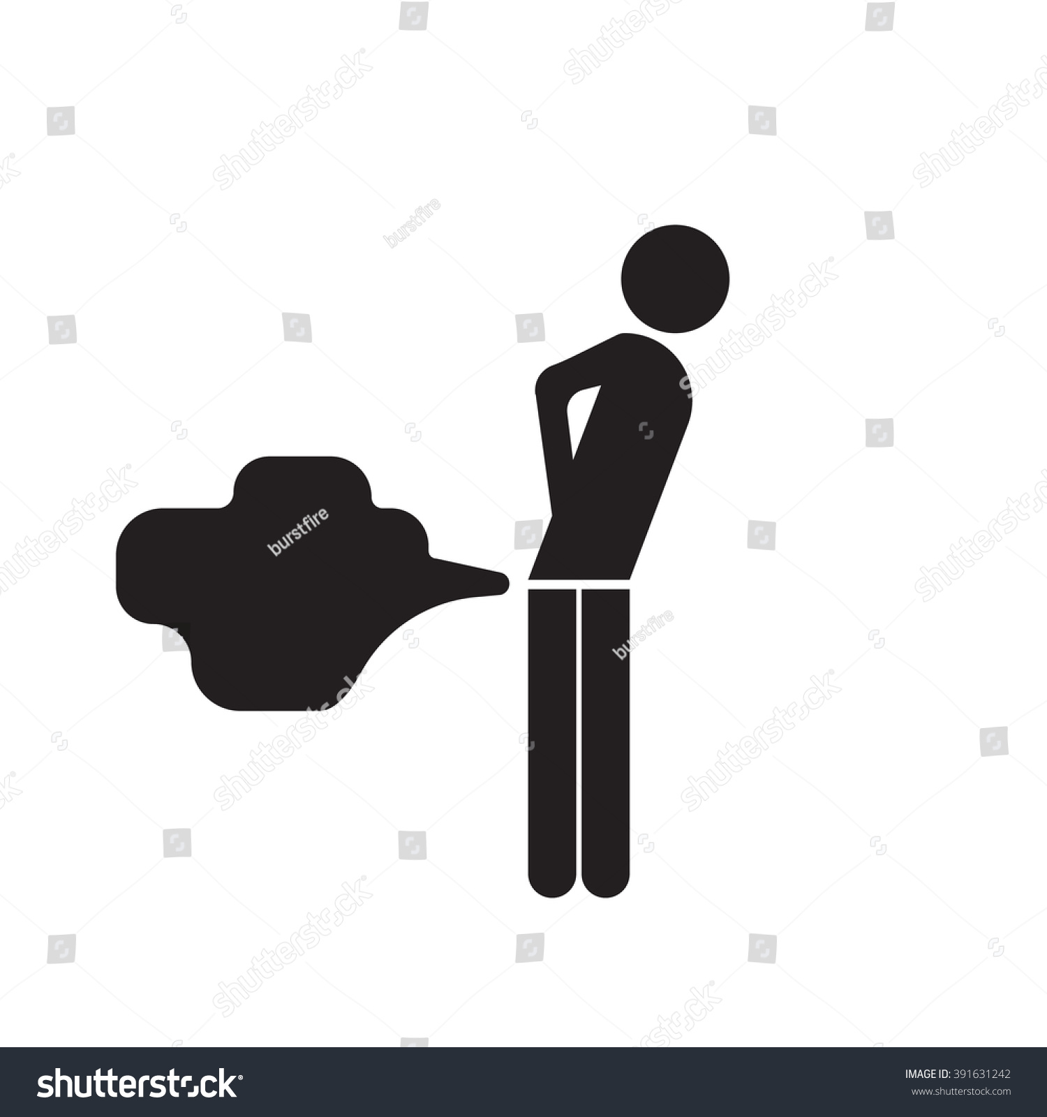 Fart Clip Art Symbol Icon Rounded Stock Vector (Royalty Free) 391631242 ...