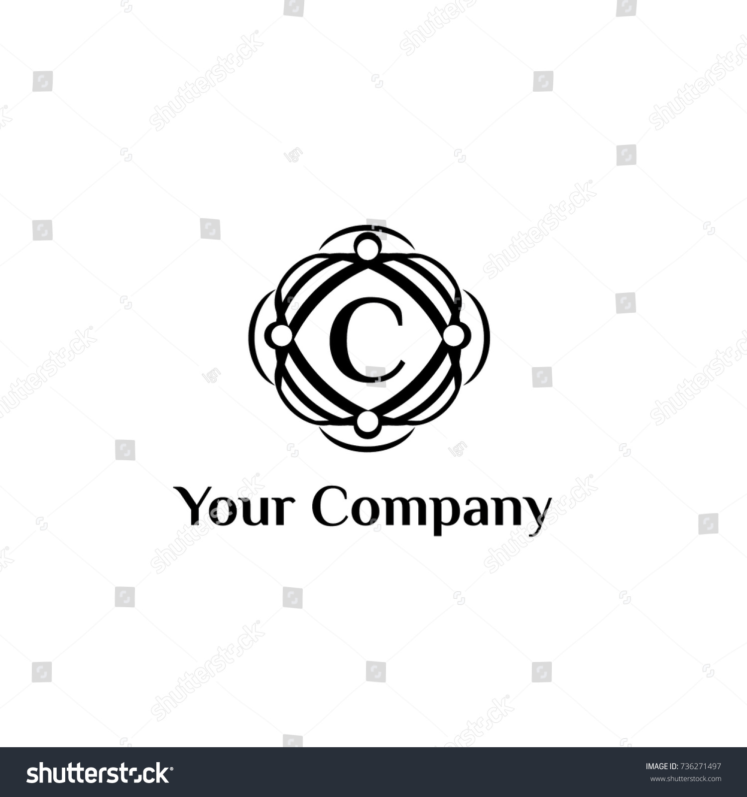 Fashion Brand Vector Logo Template Letter Stock Vector Royalty Free