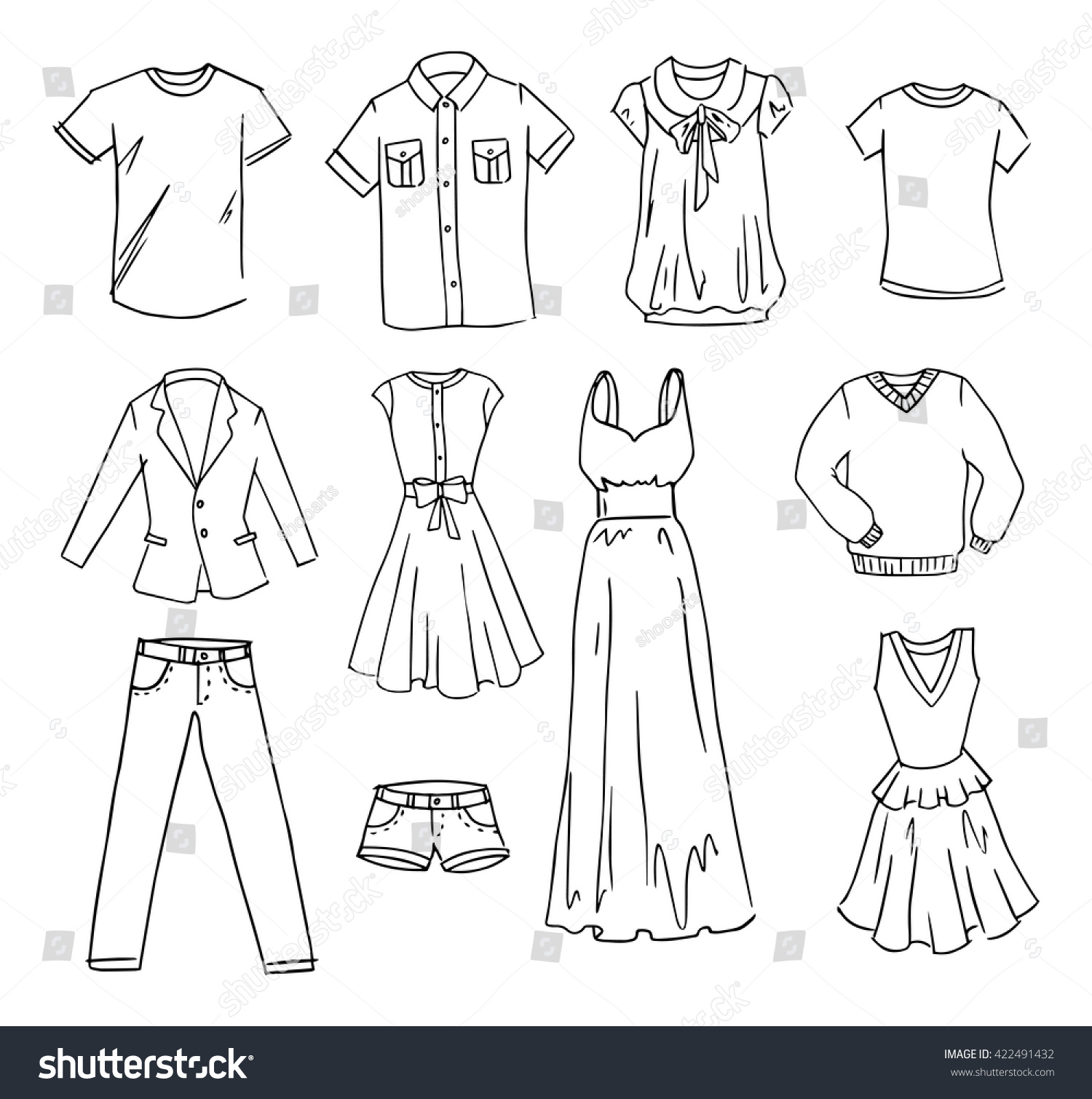 555,836 Shirt hand drawn Images, Stock Photos & Vectors | Shutterstock