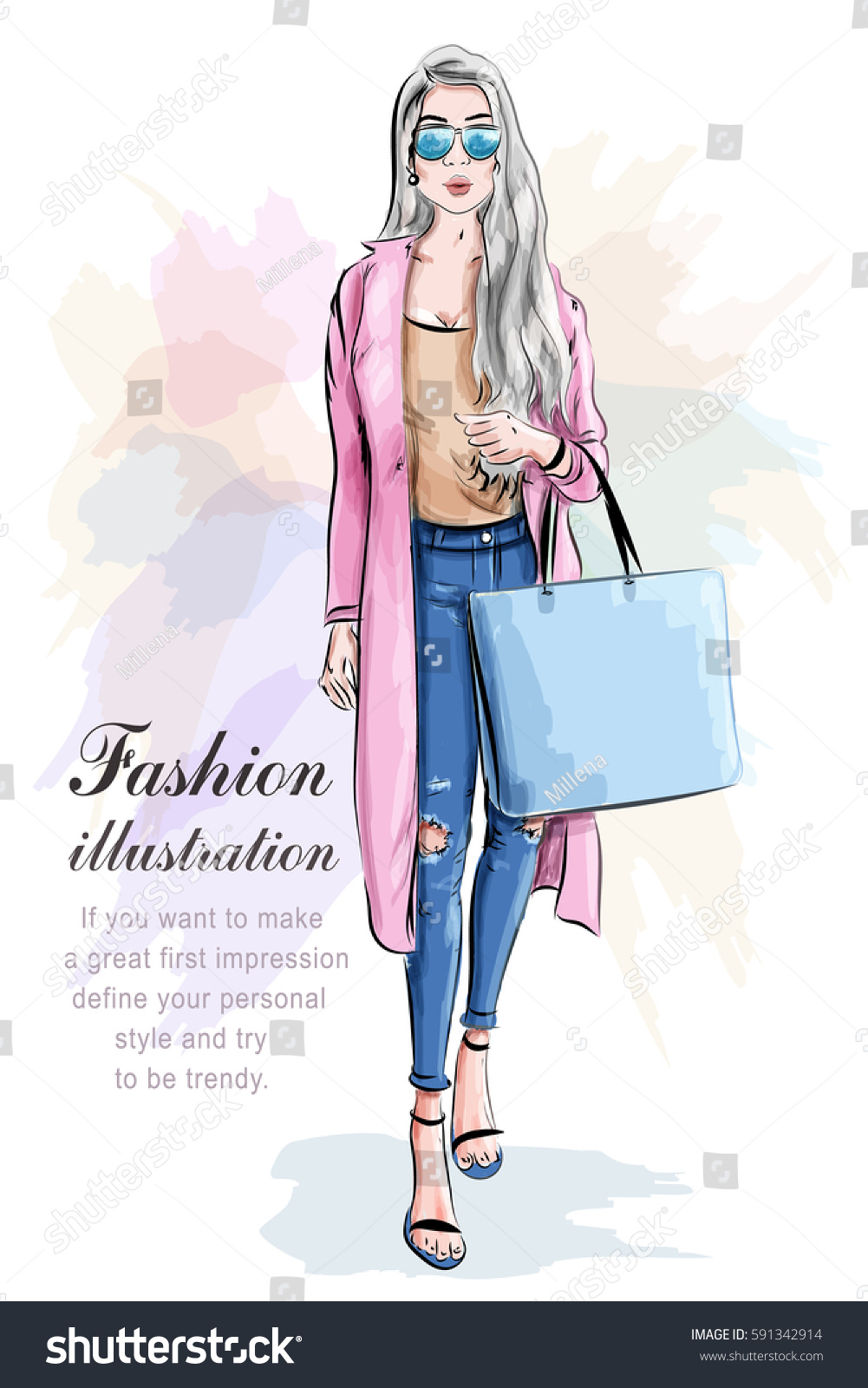 fashion girl bag