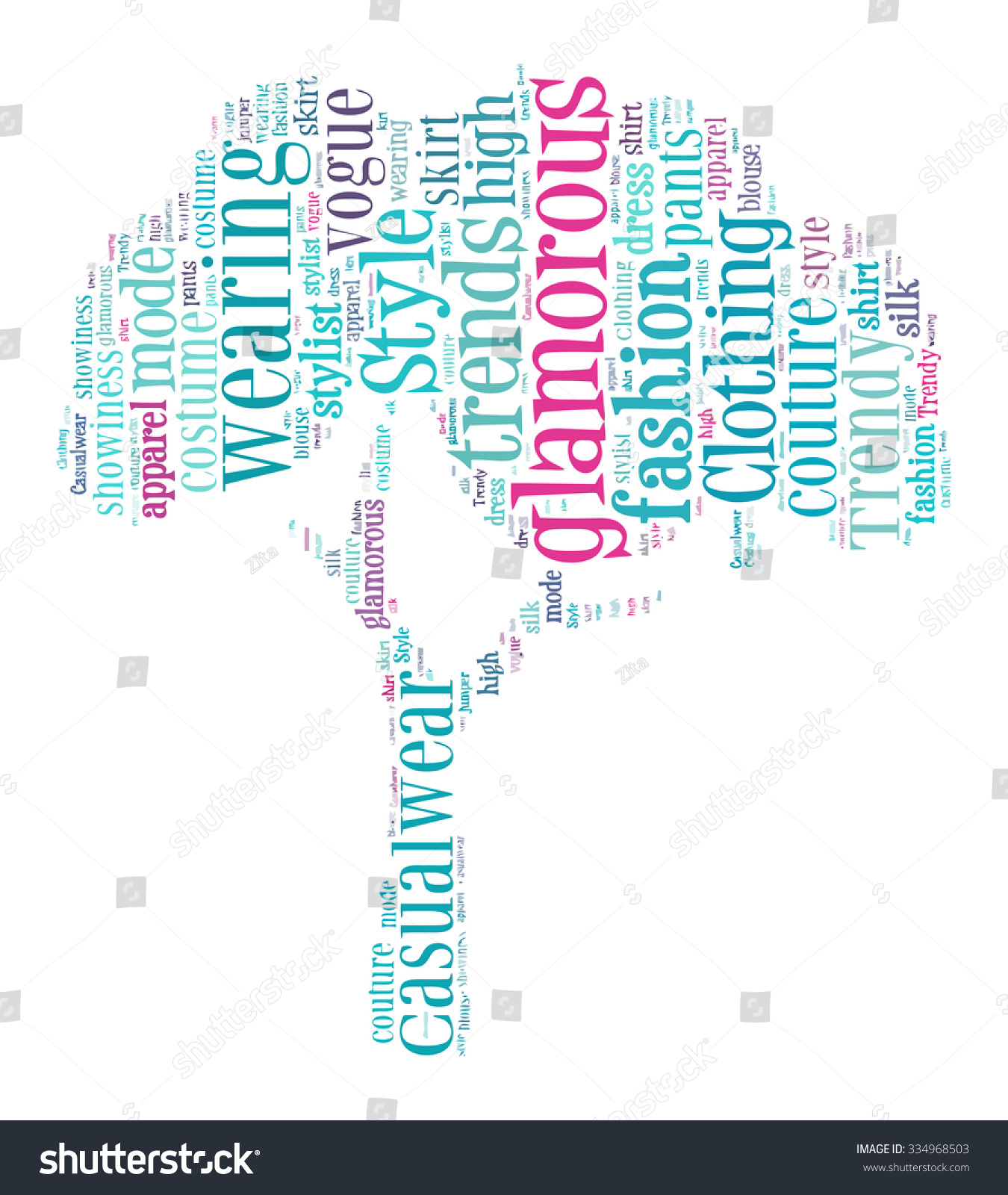 Fashion Keywords Tag Cloud - Vector Illustration ...