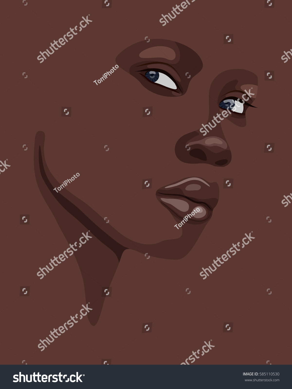 https://www.shutterstock.com/image-vector/fashion-portrait-beautiful-african-woman-shadow-585110530
