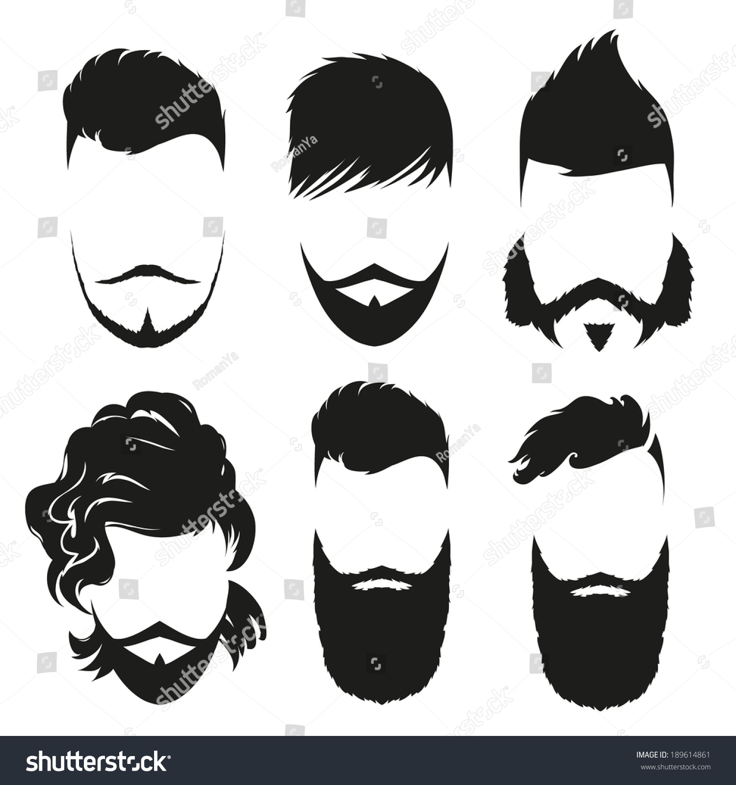 Fashion Silhouette Hipster Style, Vector Illustration - 189614861 ...