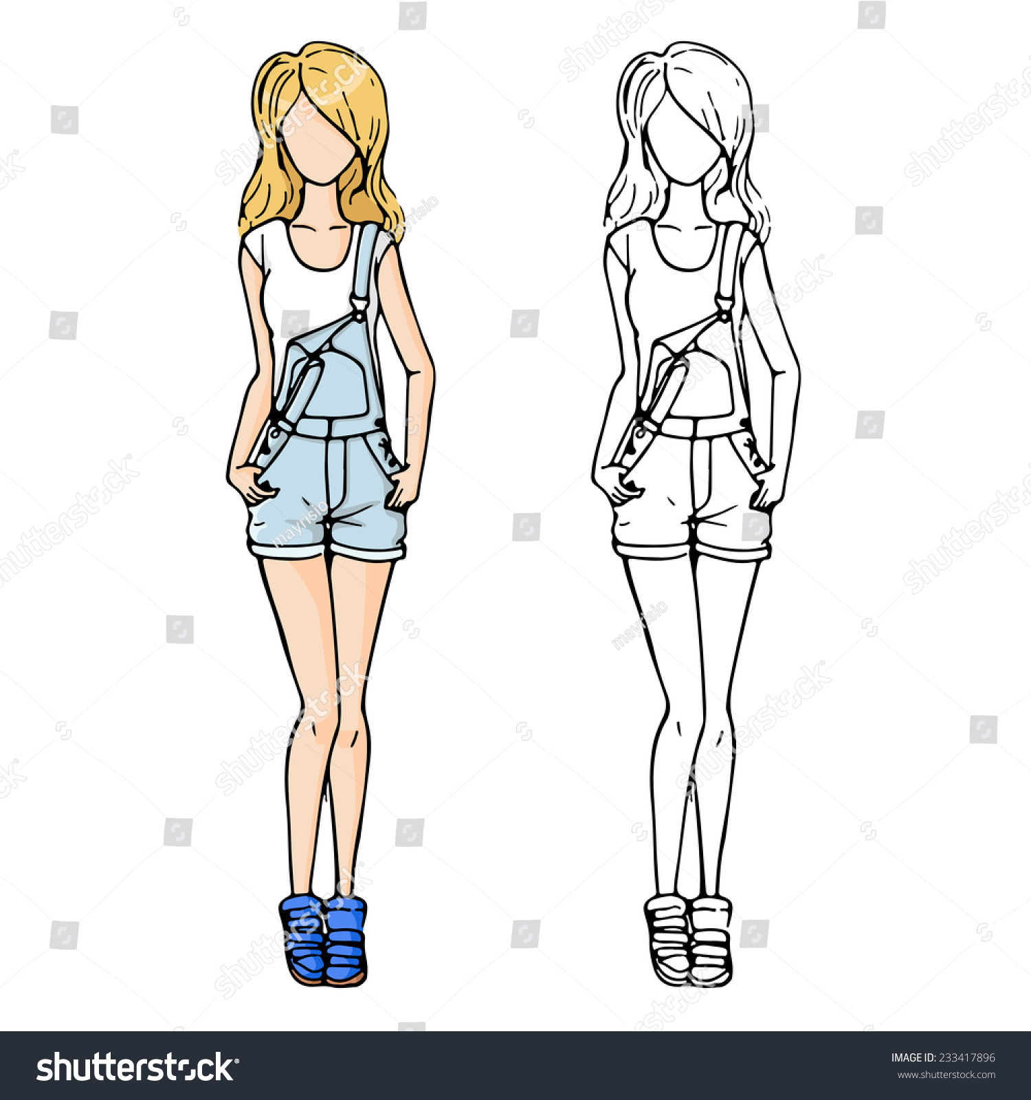 Fashion how to draw clothes