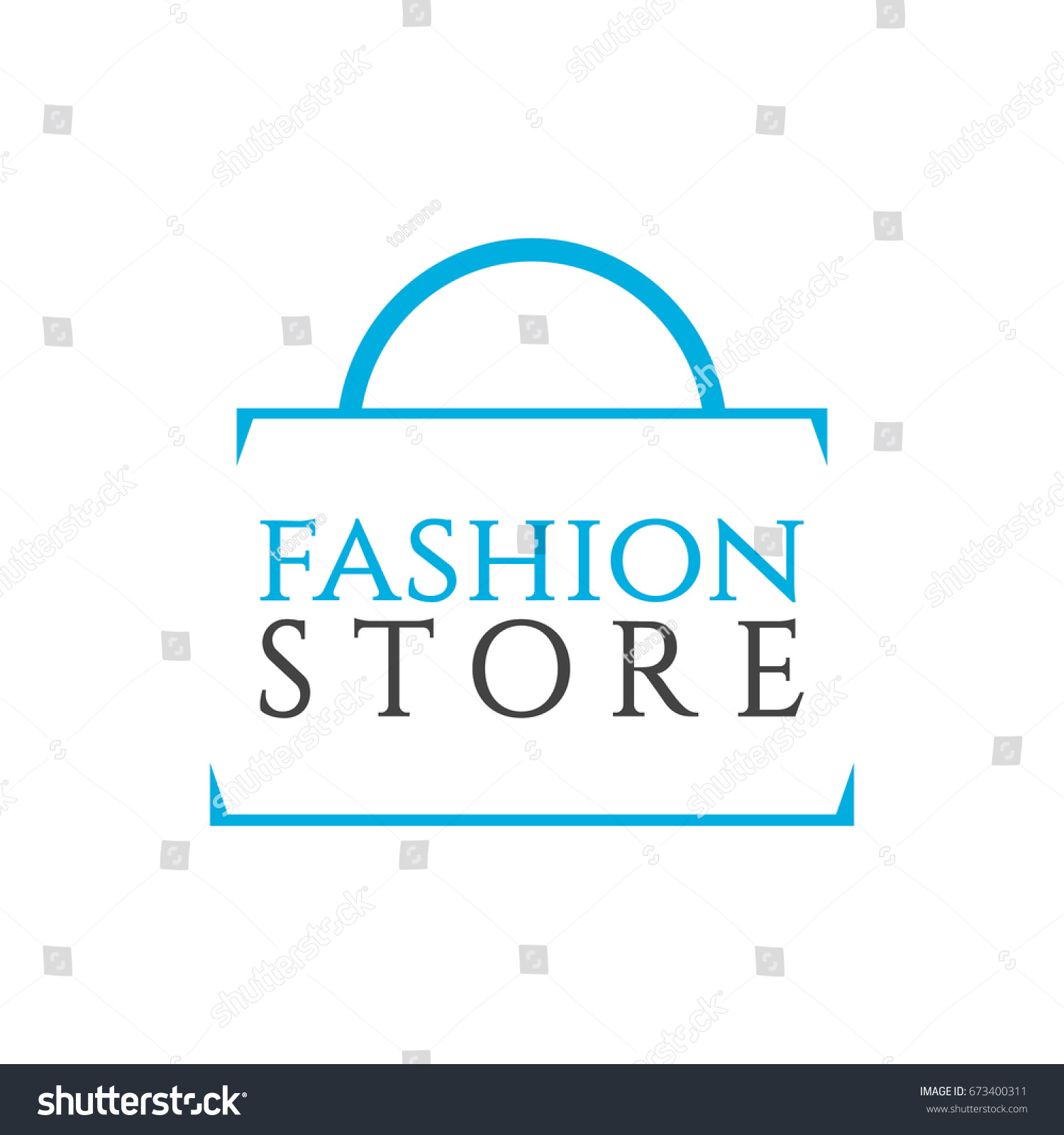 Fashion Store Logo Vector Template Stock Vector 673400311 - Shutterstock