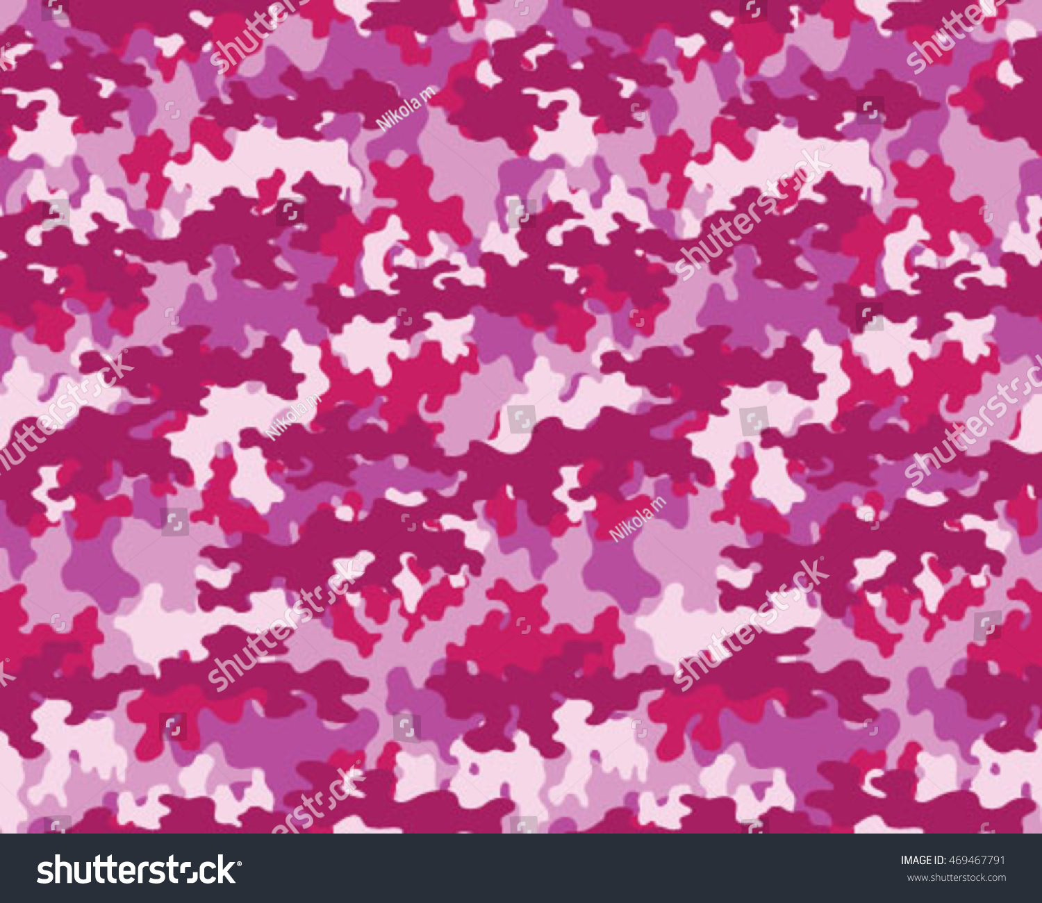 Fashionable Camouflage Pattern Vector Illustrationmillatry Print Stock ...