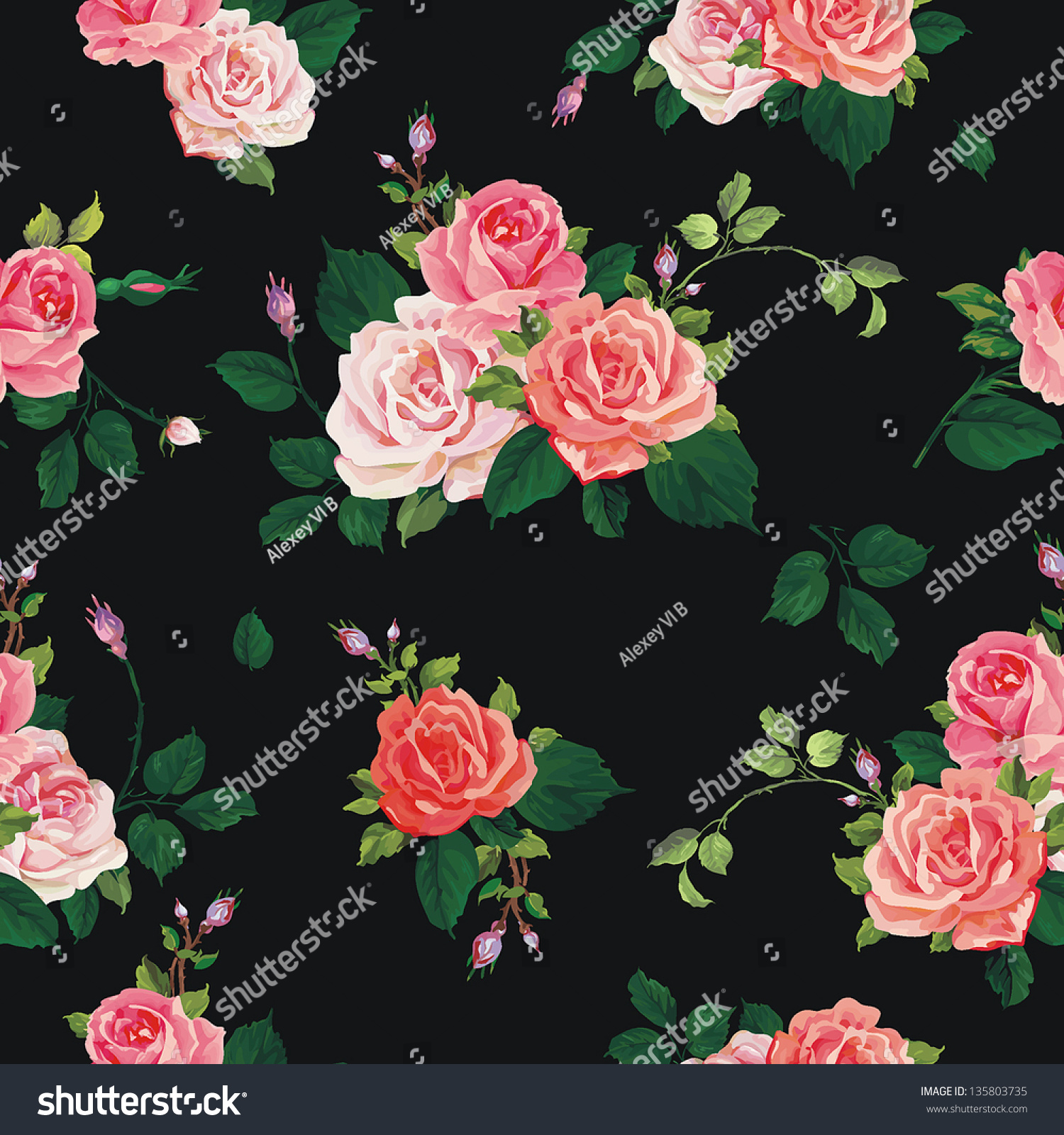 Fashionable Modern Wallpaper Textile Collection Red Stock Vector ...