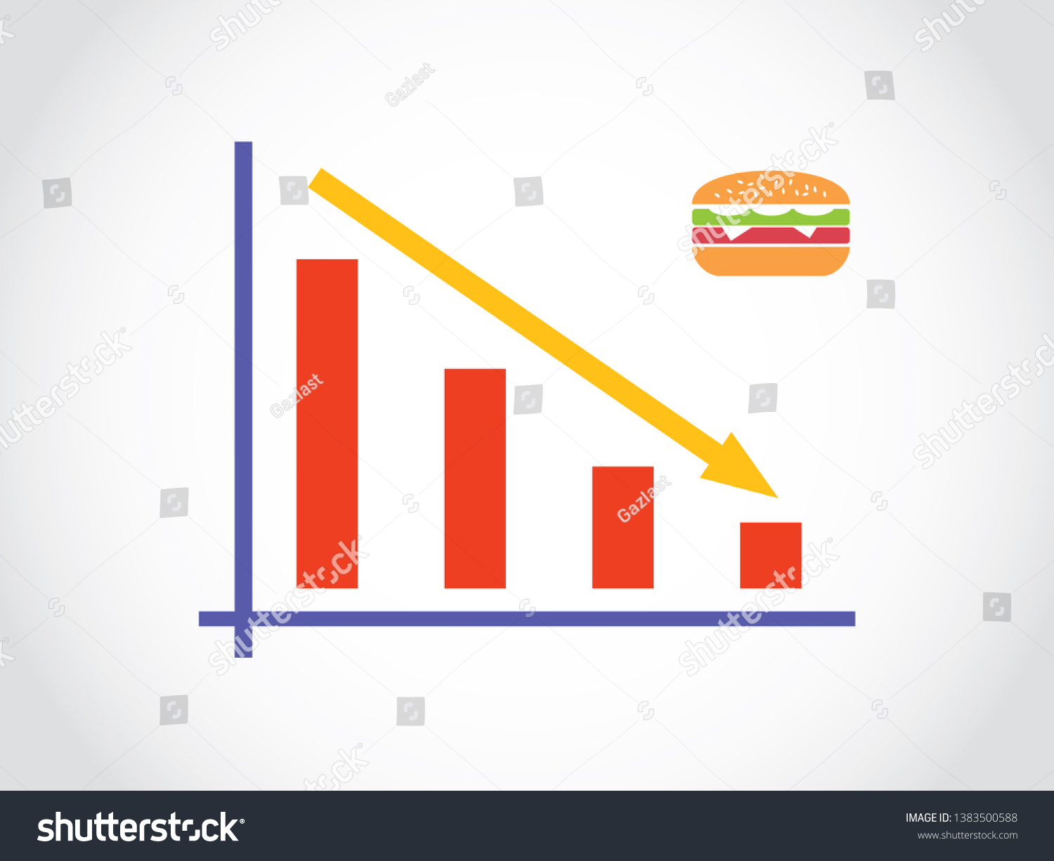 fast-food-restaurant-profit-sales-consumptions-stock-vector-royalty-free-1383500588-shutterstock