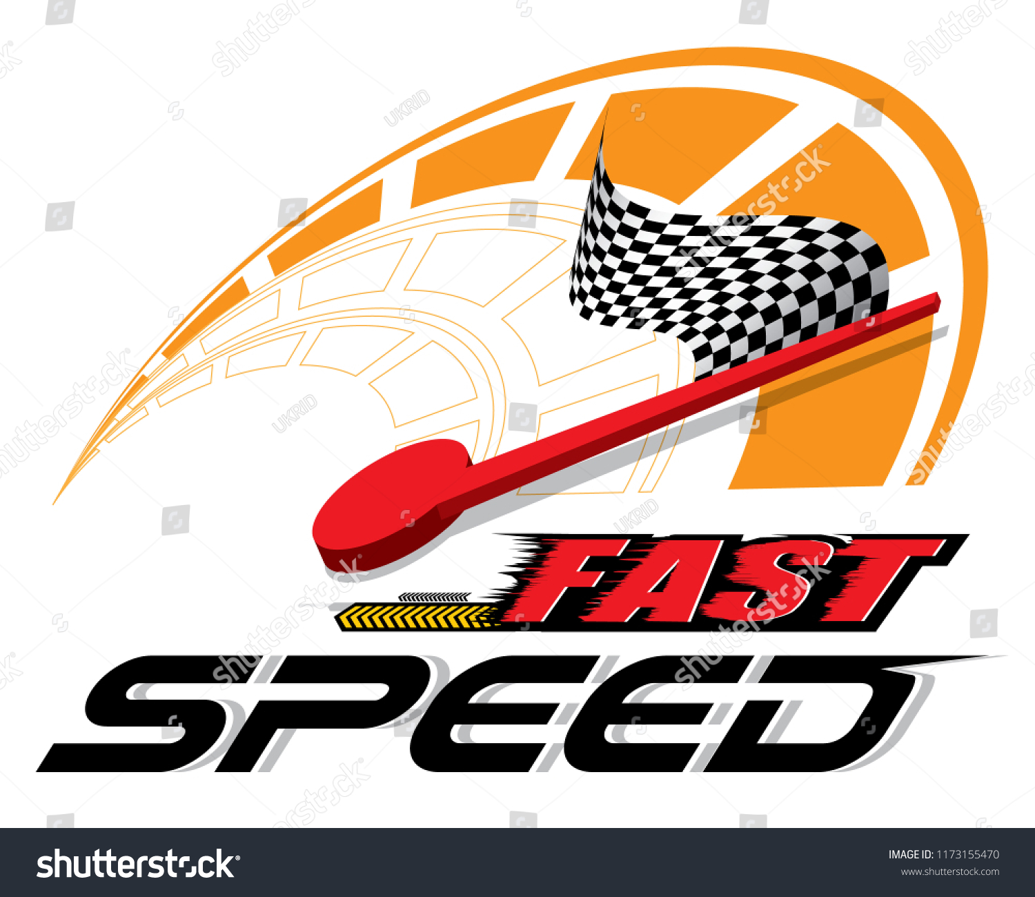 Fast Speed Logo Template Concept Vector Stock Vector (Royalty Free ...