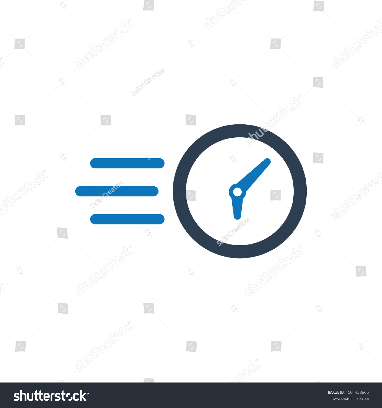 Fast Time Icon Vector Graphics Stock Vector (royalty Free) 1501438865 