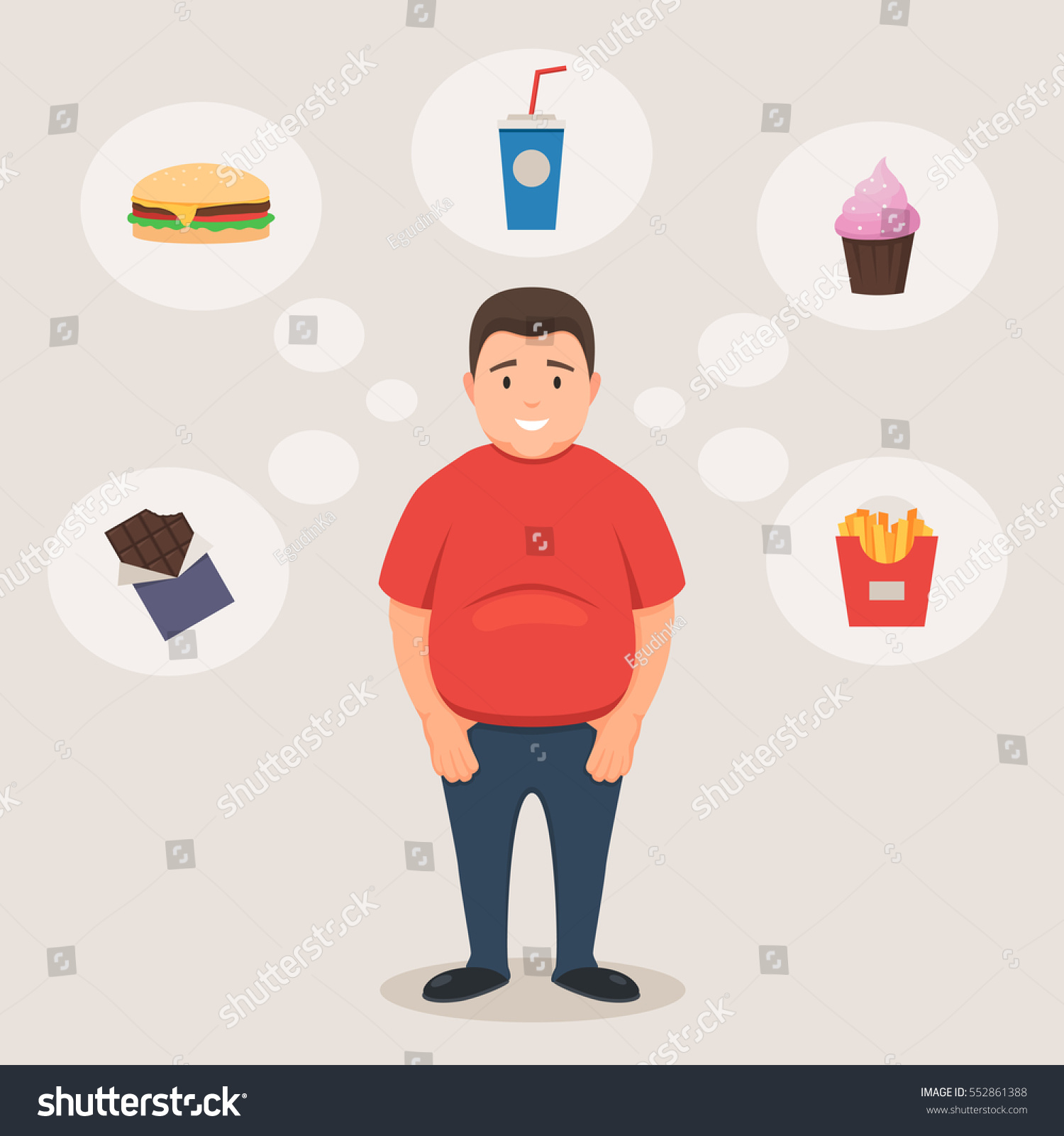 490 Fat boy dreaming Images, Stock Photos & Vectors | Shutterstock