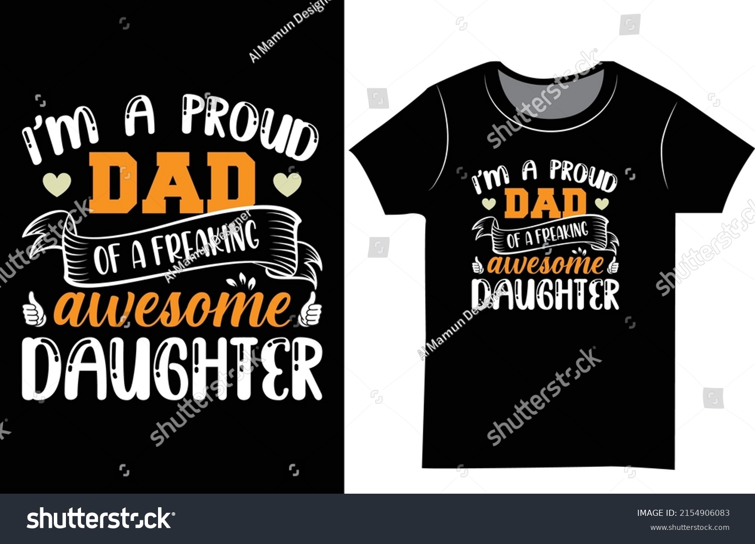 Fathers Day Svg Shirt Dad Typography Stock Vector (Royalty Free