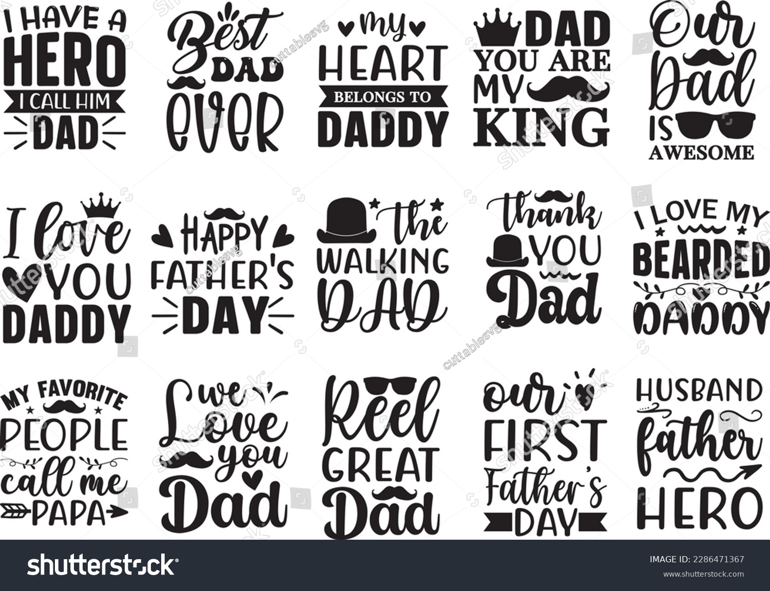 SVG of Father's day t-shirt, Father's day SVG bundle, t-shirt design, Dad Svg, Typography Father's Day t-shirt design, bundle svg