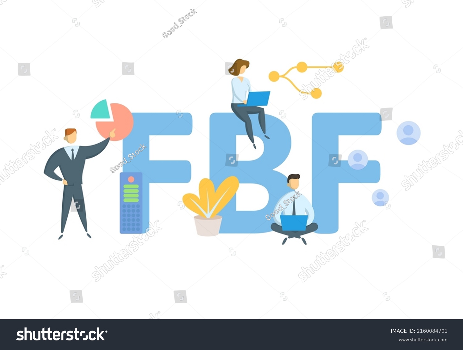 Fbf Flashback Friday Concept Keyword People Stock Vector (Royalty Free ...