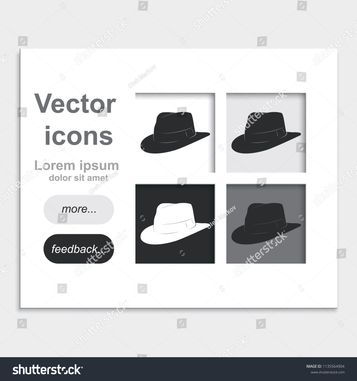 fedora hat template