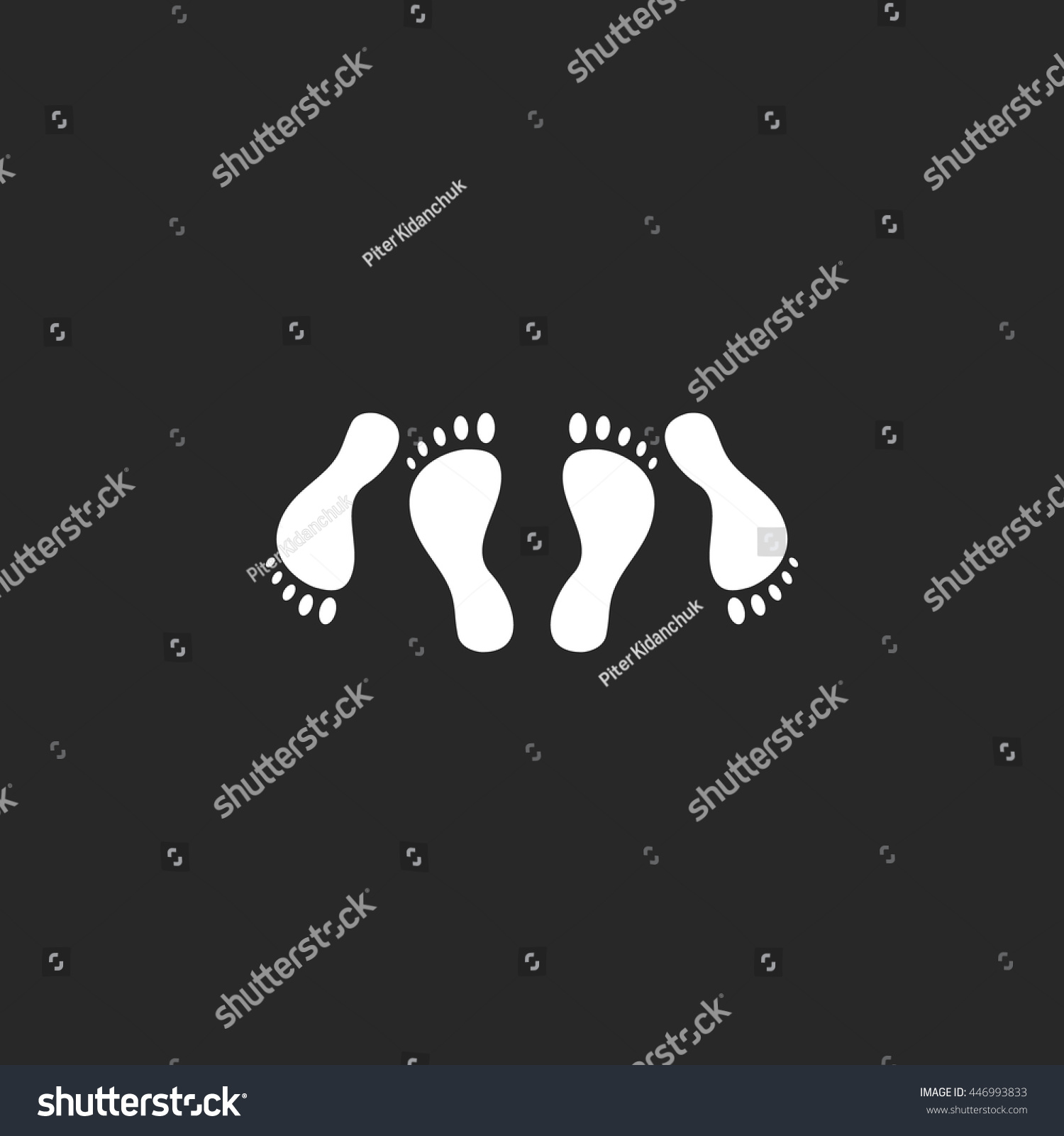 Feet Couple Having Sex Sign Simple Stock Vector Royalty Free 446993833