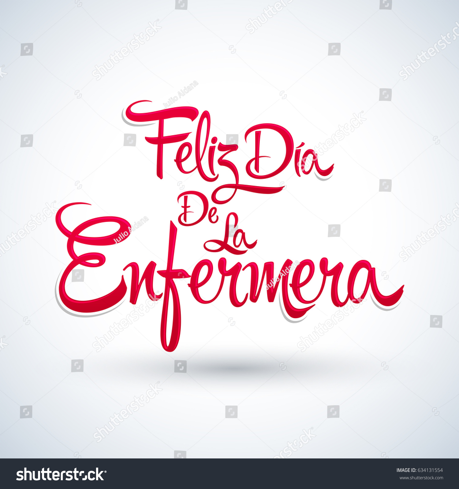 Feliz Dia De La Enfermera Happy Stock Vektorgrafik Lizenzfrei