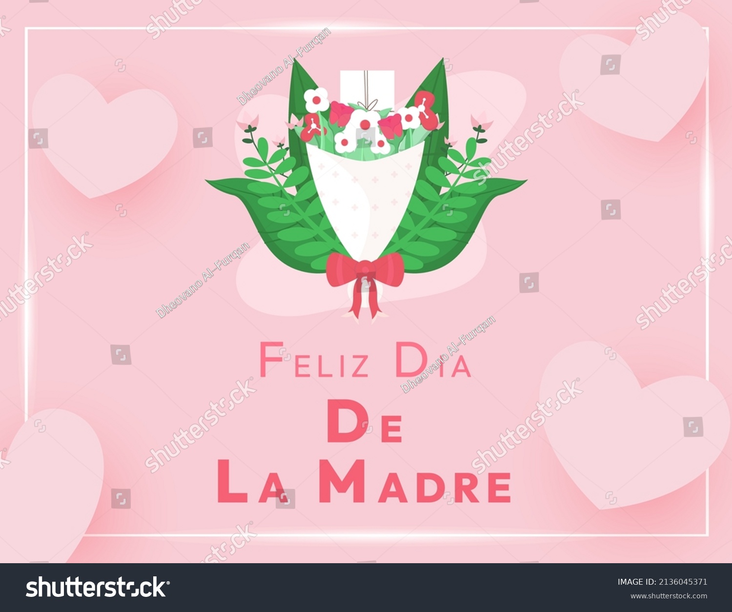 Feliz Dia De La Madre Mothers Stock Vector (Royalty Free) 2136045371 ...