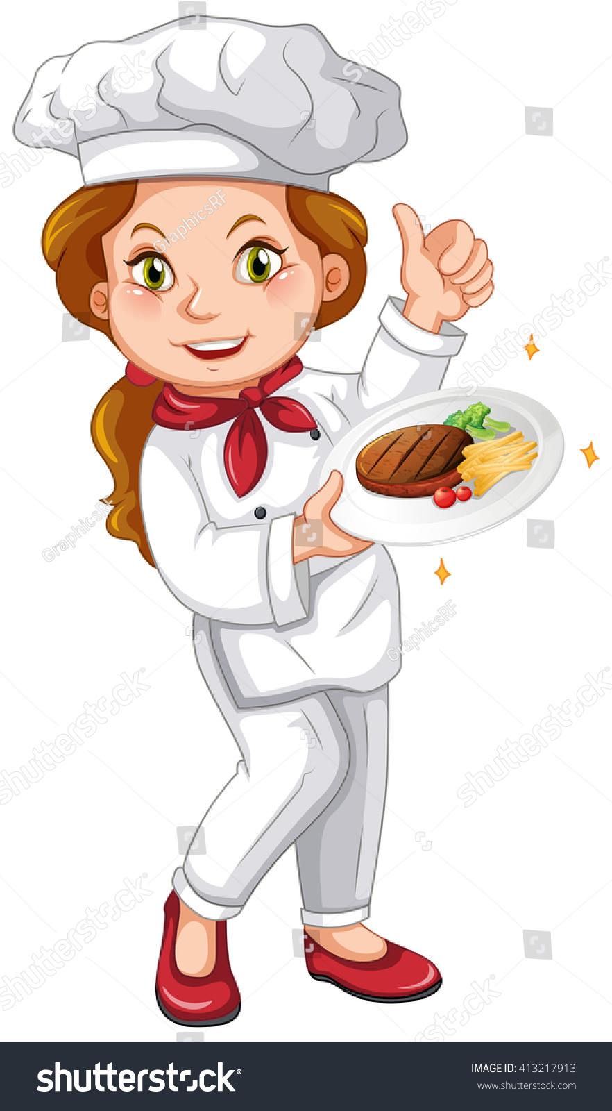 1,439 Woman chef clipart Images, Stock Photos & Vectors | Shutterstock