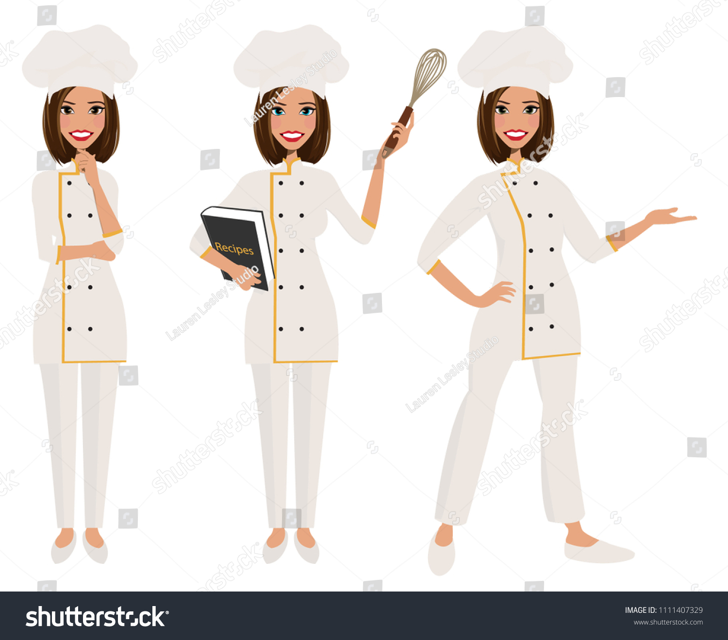 19 Brunette chef clipart Images, Stock Photos & Vectors | Shutterstock