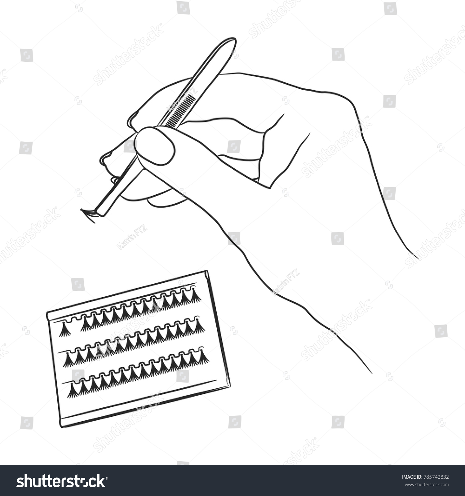 801 Tweezers hand draw Images, Stock Photos & Vectors Shutterstock