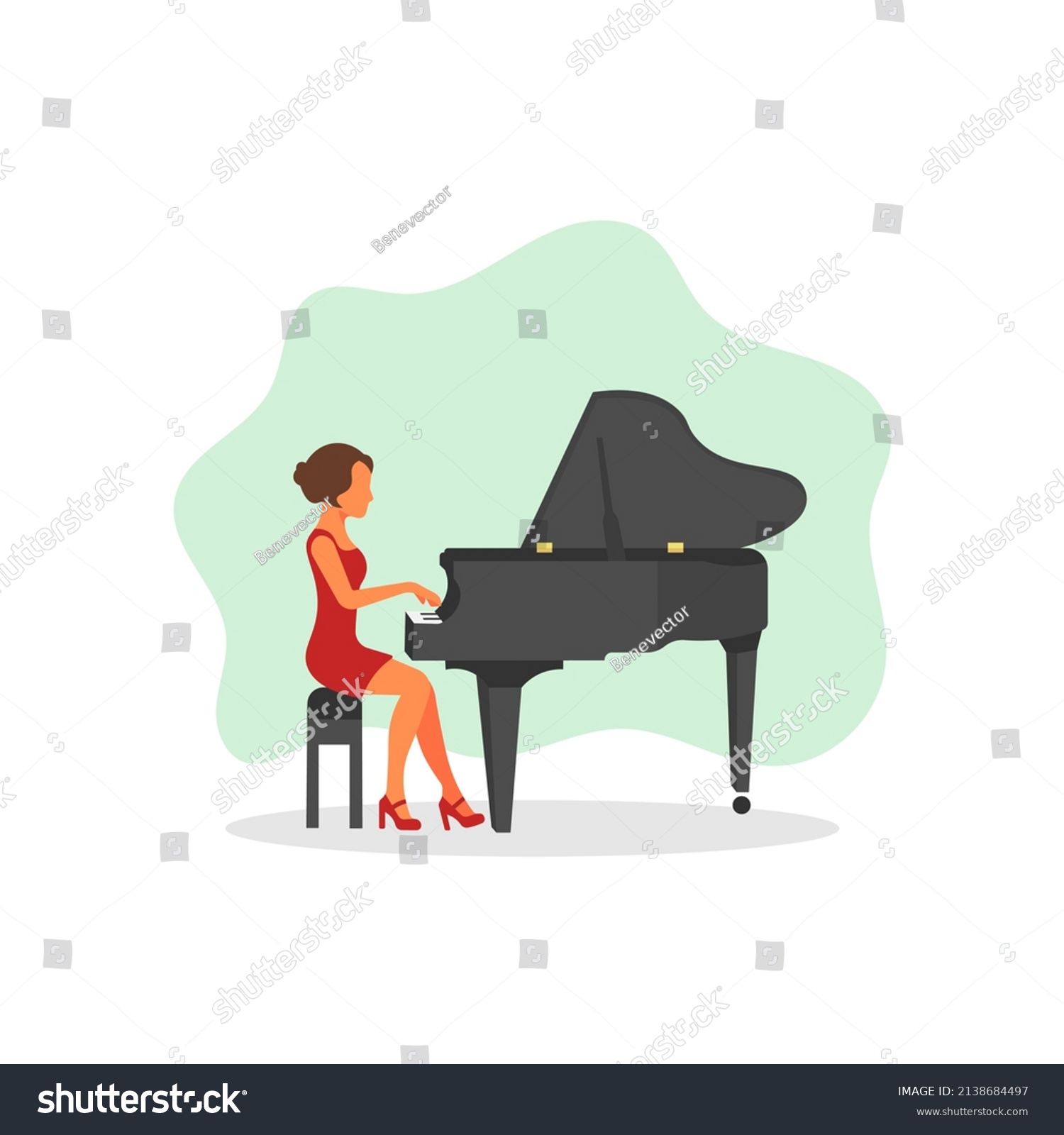 Pianistas Images, Stock Photos & Vectors | Shutterstock