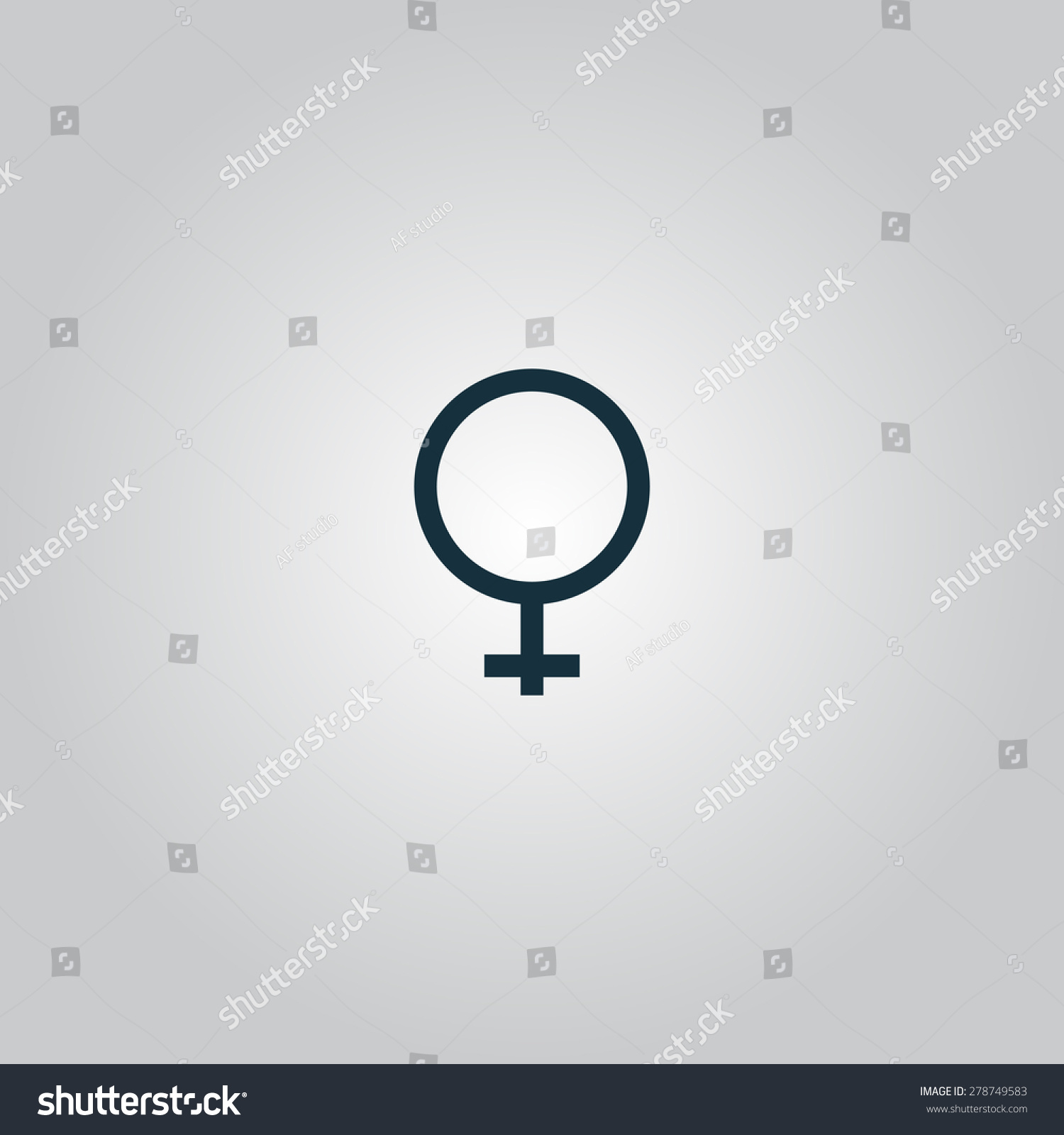 Female Sex Icon Flat Web Sign Stock Vector 278749583 Shutterstock 4399