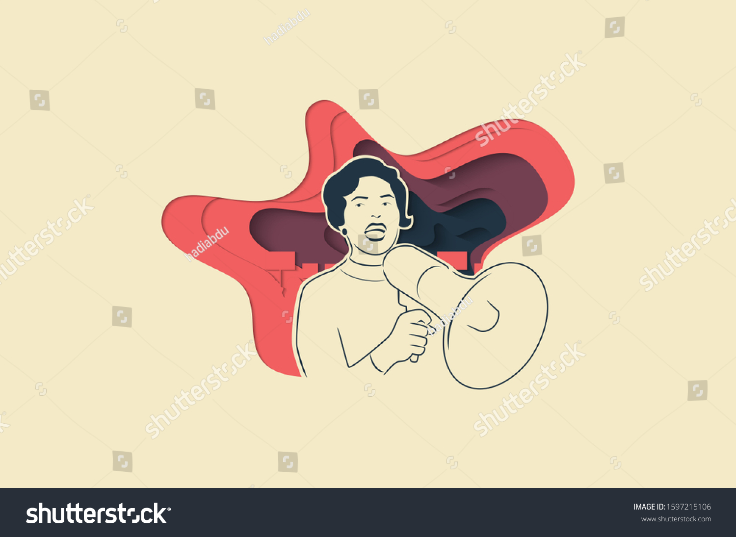 Feminism Girl Power International Womens Day Stock Vector Royalty Free