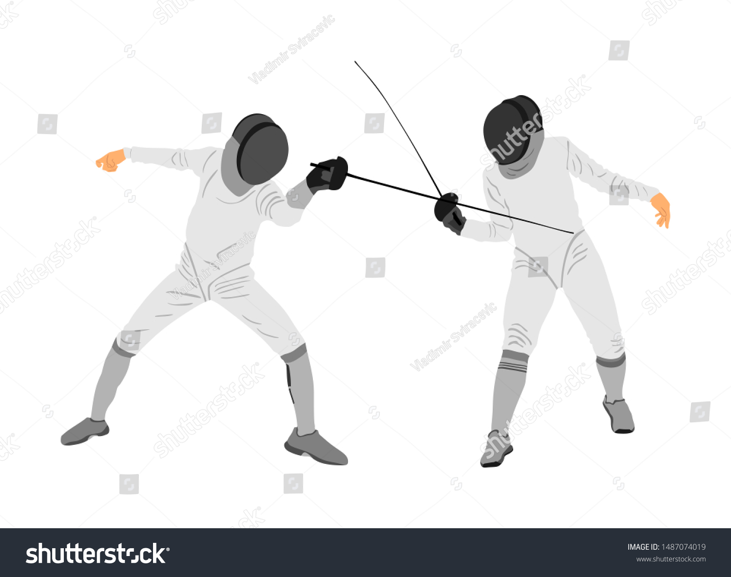 2,865 Fencing pose Images, Stock Photos & Vectors | Shutterstock