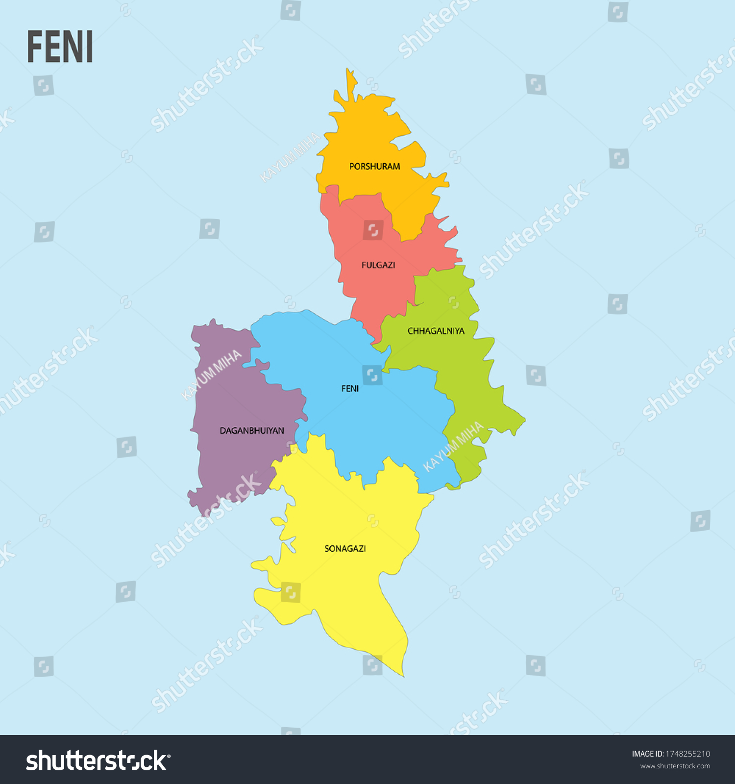 feni-district-map-bangladesh-stok-vekt-r-telifsiz-1748255210