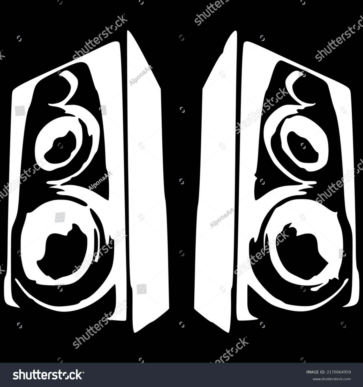 Festival Sound Disco Loud Entertainment Performance Stock Vector ...