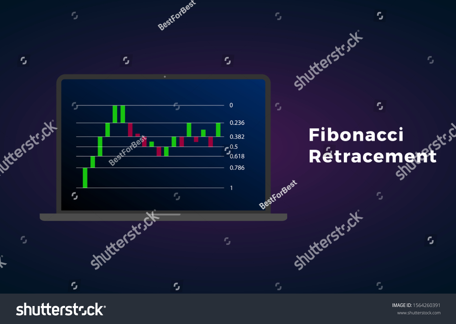 12 Fibonacci retracement Images, Stock Photos & Vectors | Shutterstock