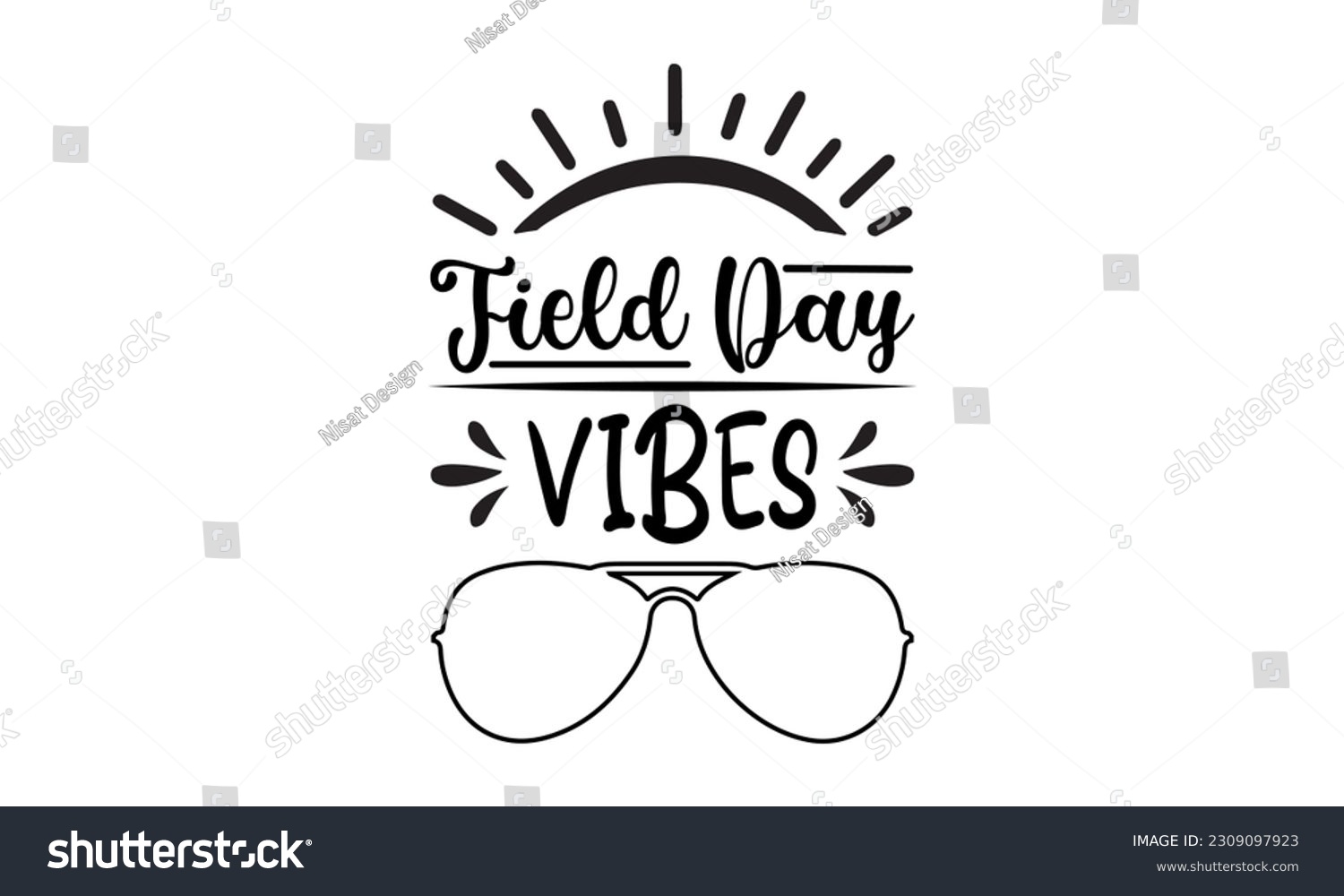 SVG of Field Day Vibes - Field Day Vector And Clip Art svg