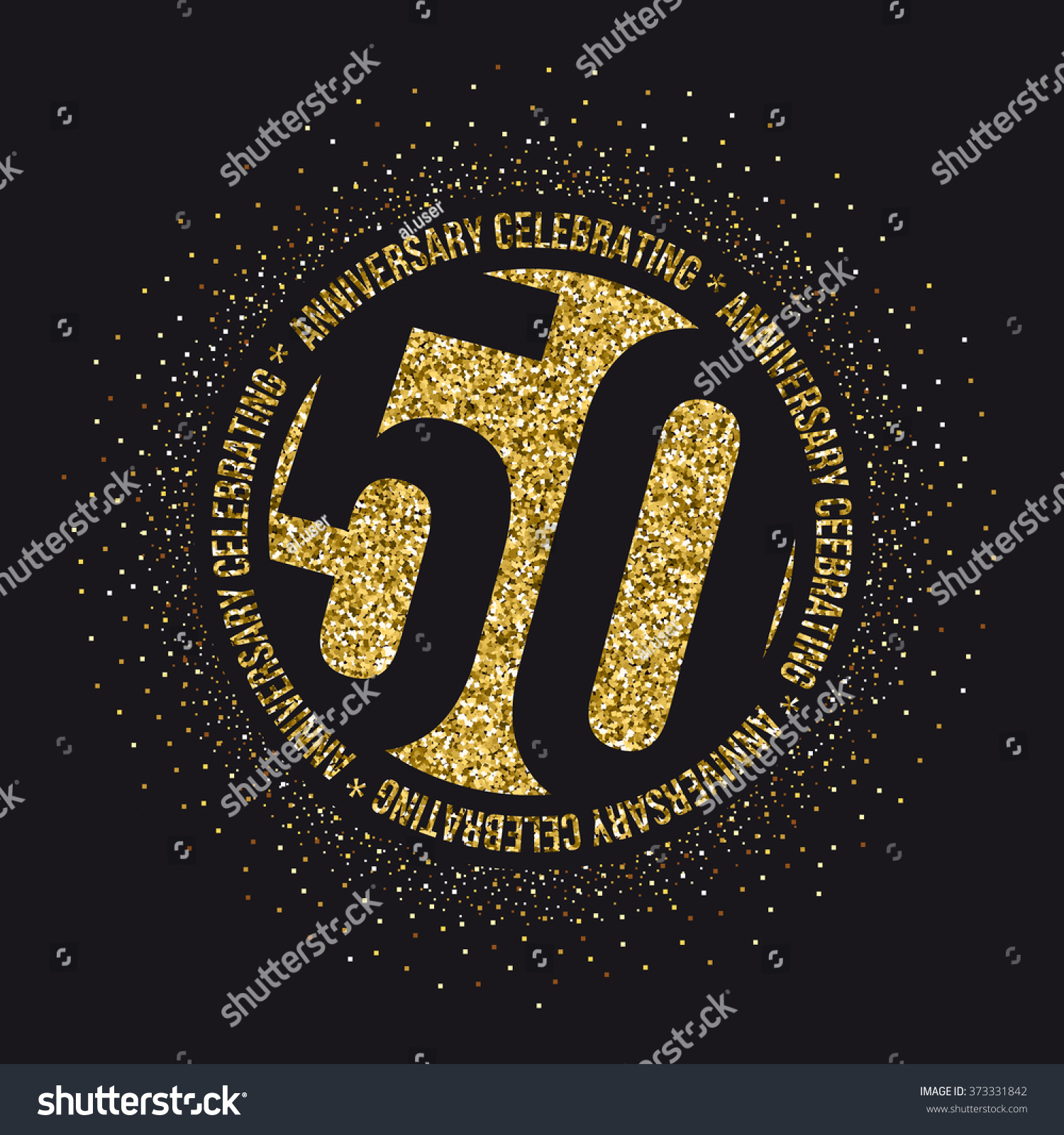 SVG of Fifty years anniversary celebration logotype. 50th anniversary logo. svg