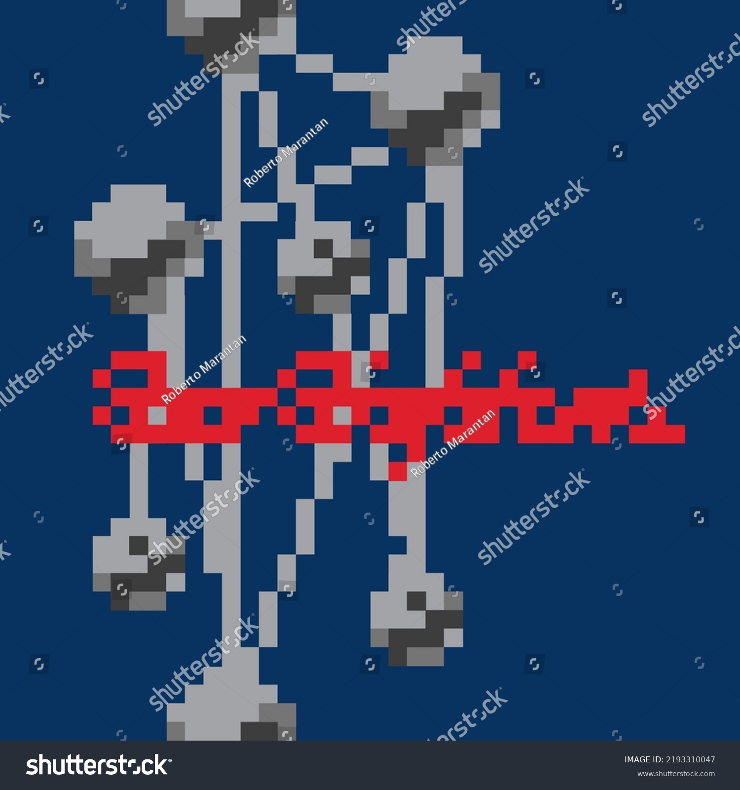 SVG of Fighters Abstract Art Foo Music Album Cover The Colour and the Shape Chiptune 8bit Pixel Art svg