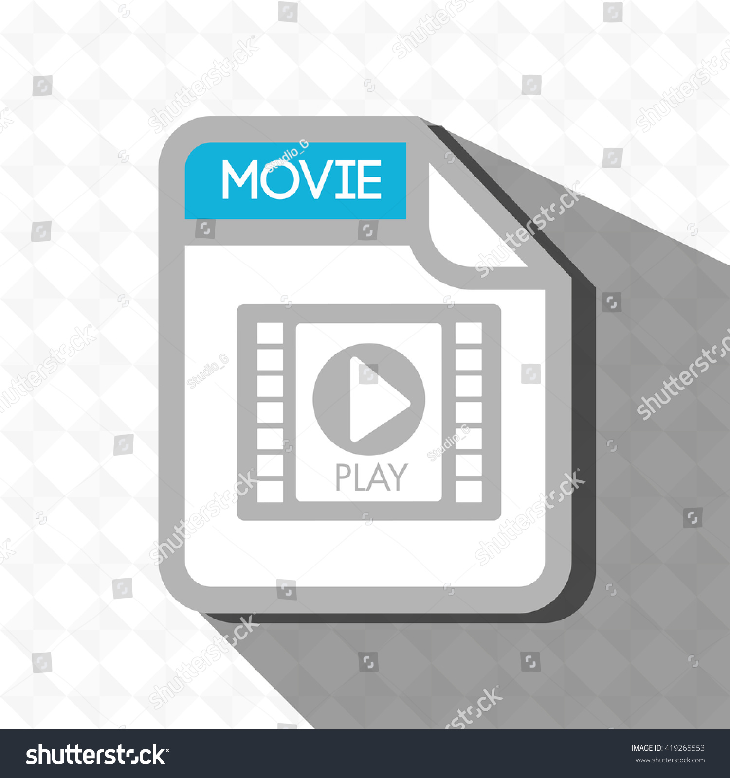 File Format Design Stock Vector (Royalty Free) 419265553