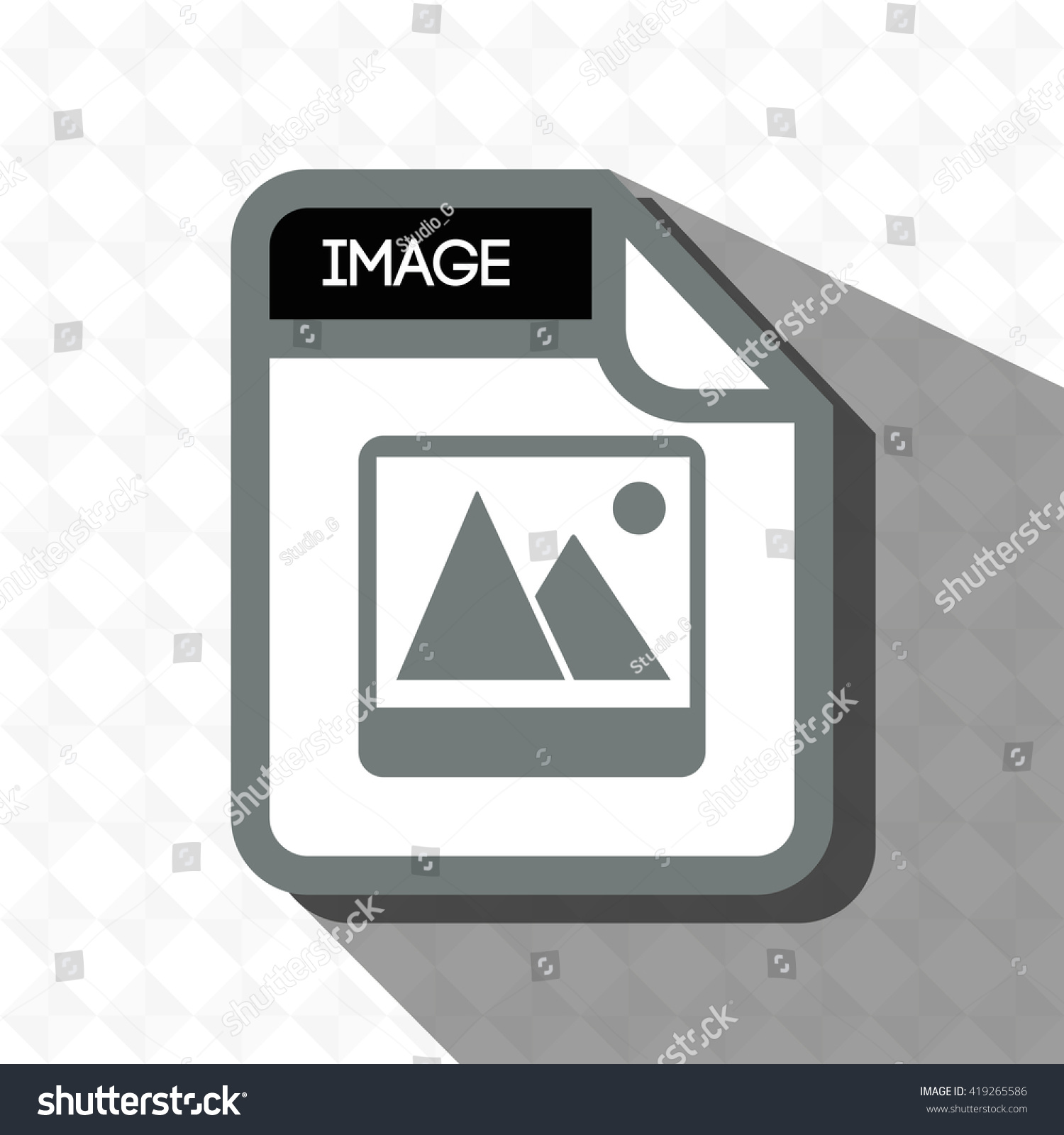 File Format Design Stock Vector (Royalty Free) 419265586 | Shutterstock