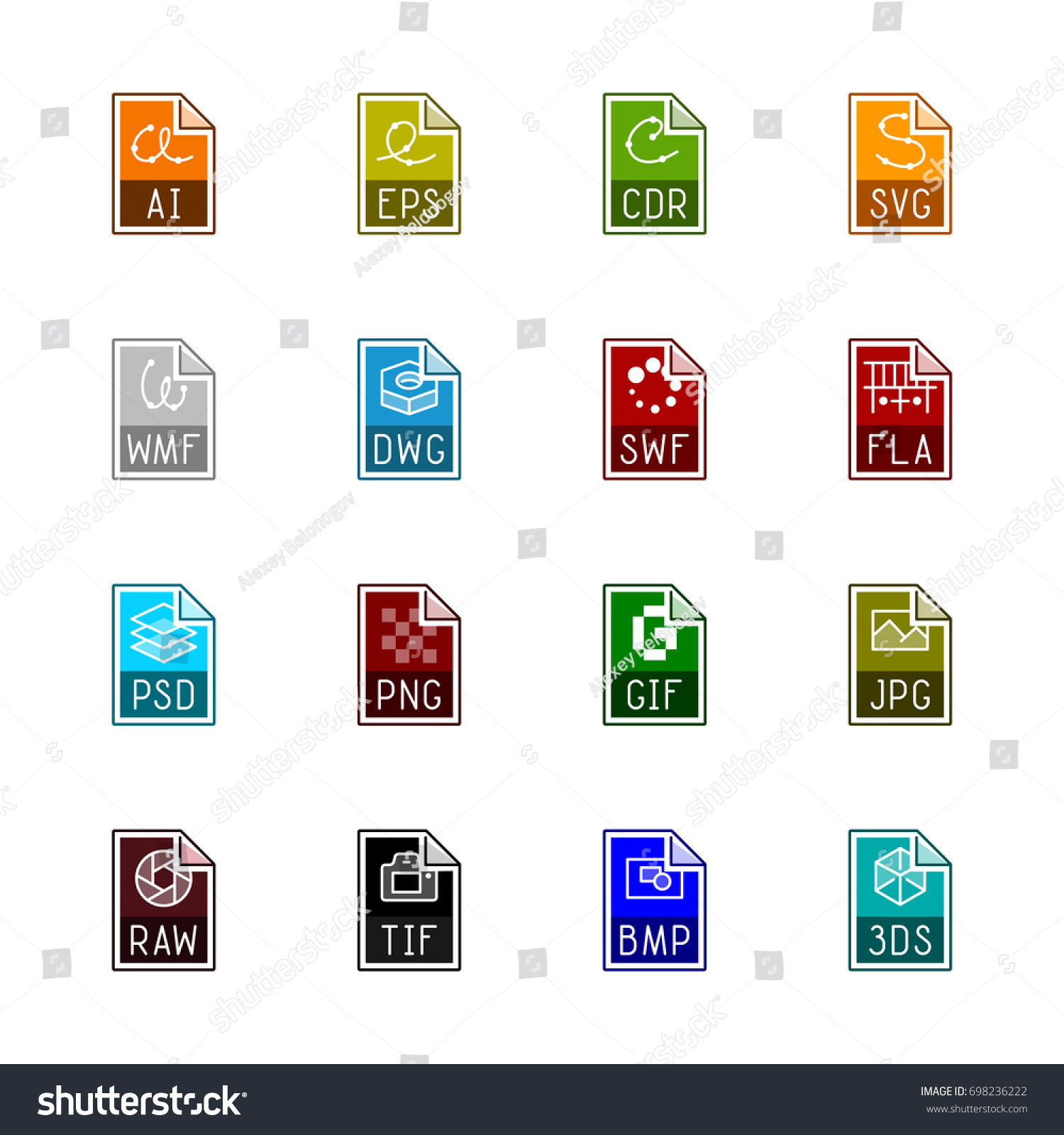 SVG of File type icons: Graphics - Line Color svg