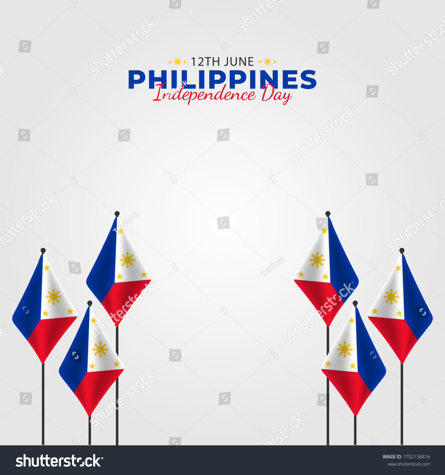 Filipino Araw Ng Kalayaan Translate Philippine เวกเตอร์สต็อก ปลอดค่าลิขสิทธิ์ 1752138416 