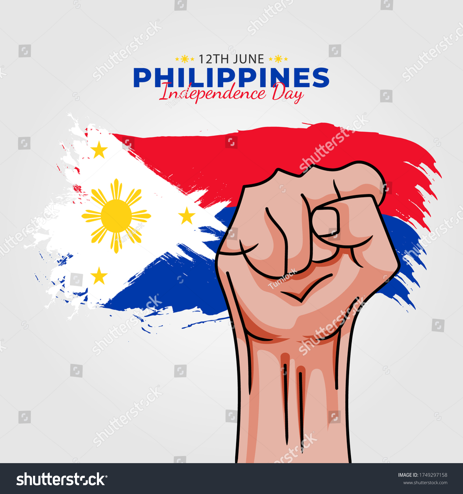 SVG of Filipino Araw ng Kalayaan (Translate: Philippine Independence Day) is the Philippine National Day and Republic Day, which is celebrated on 12 June each year. vector illustration svg