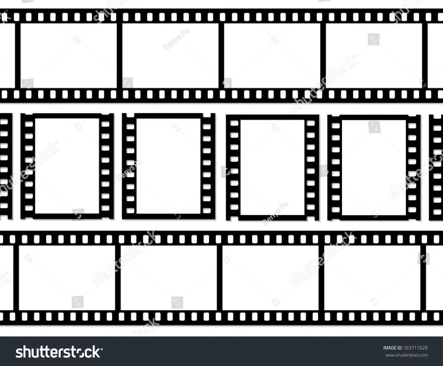 Film Frame Vector Eps 10 스톡 벡터 163711628 - Shutterstock