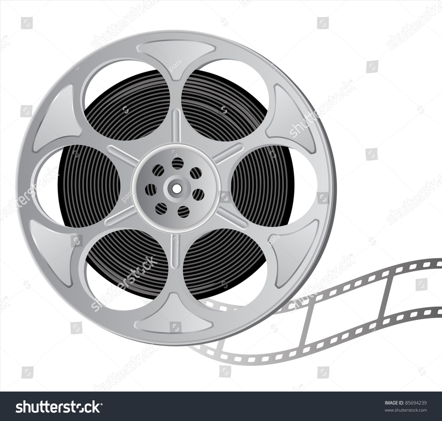 Film Reel Slapstick Film Shooting Stock Vector 85694239 : Shutterstock