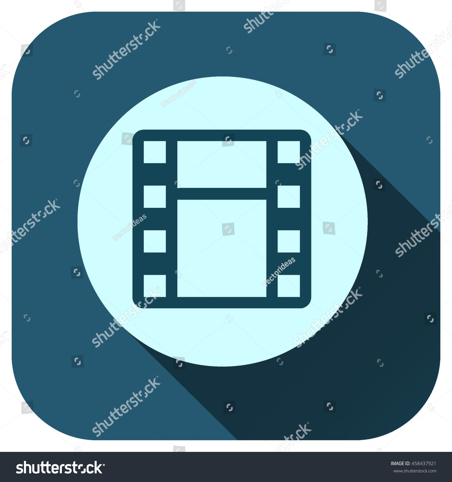 Film Vector Icon Cinema Symbol Your Stock Vector (Royalty Free ...