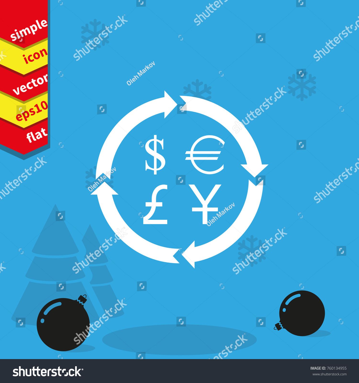 Finance Currency Exchange Icon Set Yuan Stock Vector Roy!   alty Free - 