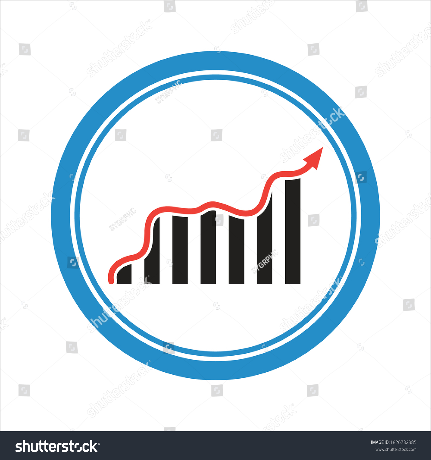 Finance Logo Vector Illustration Design Template Stock Vector (Royalty ...